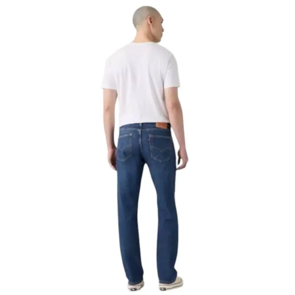 Levi's Men's Around The Corner Blue Dark Wash 505 Jeans